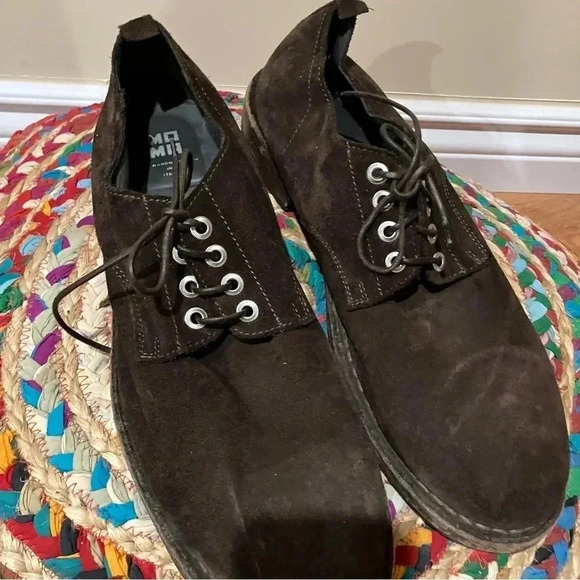 Moma  brown suede leather shoes made in Italy 45 - Picture 5 of 6